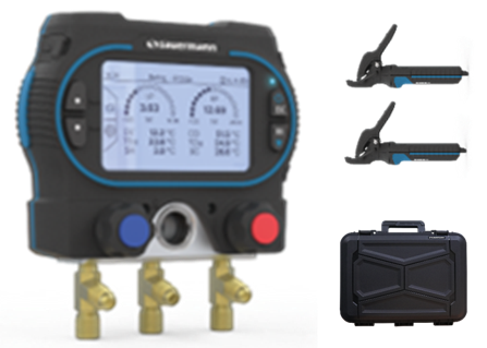 SAUERMANN Si-RM350 2-WAY DIGITAL REFRIGERANT MANIFOLD KIT 3