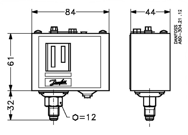 DANFOSS HIGH PRESSURE CONTROL (MANUAL)