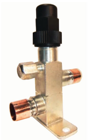 CAPPED LINE VALVE - SOLDER WITH ACCESS PORT