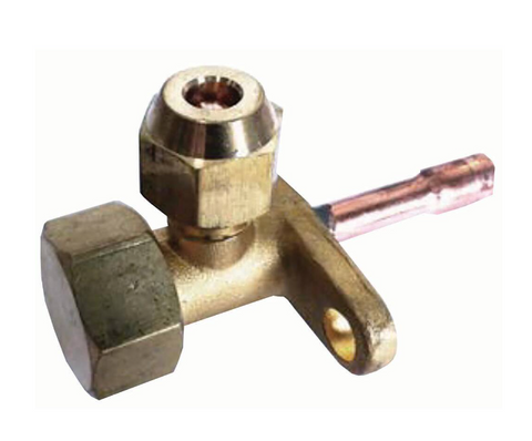 CAPPED LINE SERVICE VALVE - RIGHT ANGLE