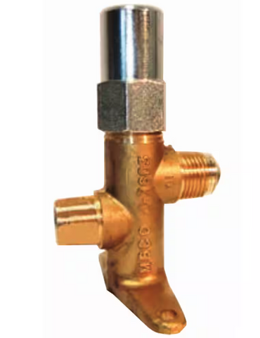 CAPPED LINE VALVE - FLARE/SOLDER CO2 90 BAR