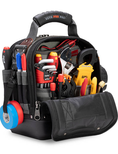 VETO PRO PAC TALL COMPACT TECH TOOL BAG (VPP10060)