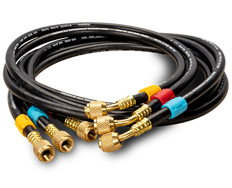 FIELDPIECE SET OF 3 X 5FT 1/4" TO 1/4" STANDARD HOSES