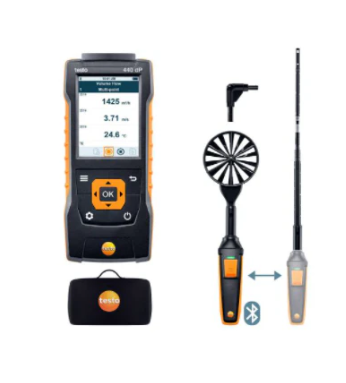 TESTO 440 DELTA P AIR FLOWAIRAIR FLOW COMBOKIT 116P AIR FLOW COMBOKIT 1 WITH BLUETOOTH
