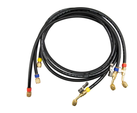 TESTO 3 HOSE CHARGING SET WITH VALVE