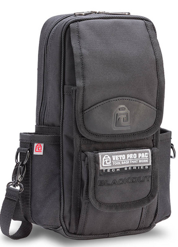 VETO PRO-PAC TALL TECH METER POUCH - BLACKOUT (VPP10090)