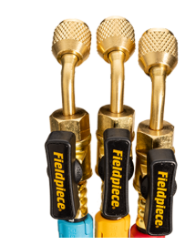 FIELDPIECE SET OF 3 X 5FT 1/4" TO 5/16" WITH BALL VALVES