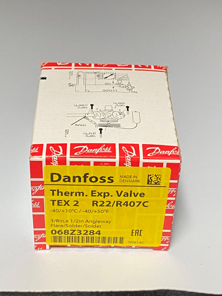 DANFOSS TX VALVE - TEX2 R22/R407C
