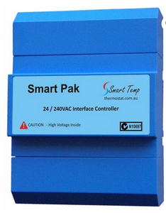 SMART PAK, 240VAC TO 24V INTERFACE, MODEL SP-6, 6 RELAY WITH SAFETY INTERLOCK