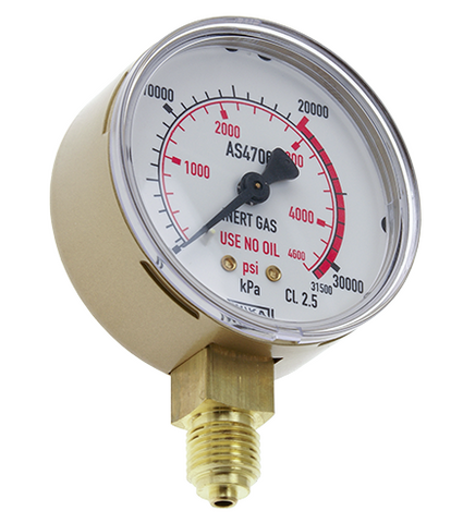 TESUCO SAFETY PRESSURE GAUGE - 30,000kPa