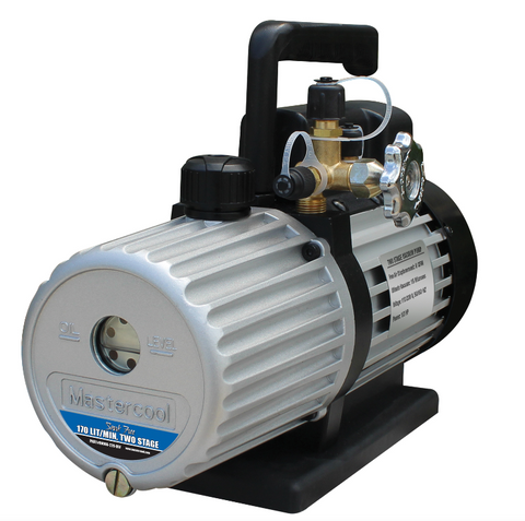 MASTERCOOL 6CFM SPARK FREE VACUUM PUMP R32 142  LITRE DUAL STAGE