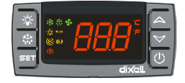 DIXELL XR30C BLUE MED TEMP WITH PROBE OFFCYCLE DEFROST