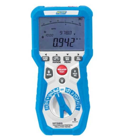 MAJOR TECH TRMS MULTIMETER (125V,250V,500V & 1000V)