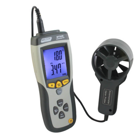 MAJOR TECH THERMO-ANEMOMETER, SEPARATE VANE