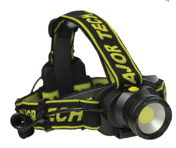 MAJOR TECH 3W COB LED ALUMINIUM HEADLIGHT, 150 LUMENS