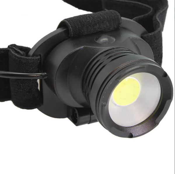 MAJOR TECH 3W COB LED ALUMINIUM HEADLIGHT, 150 LUMENS