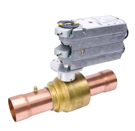 3 WAY ACTUATED BALL VALVE AND SWITCH