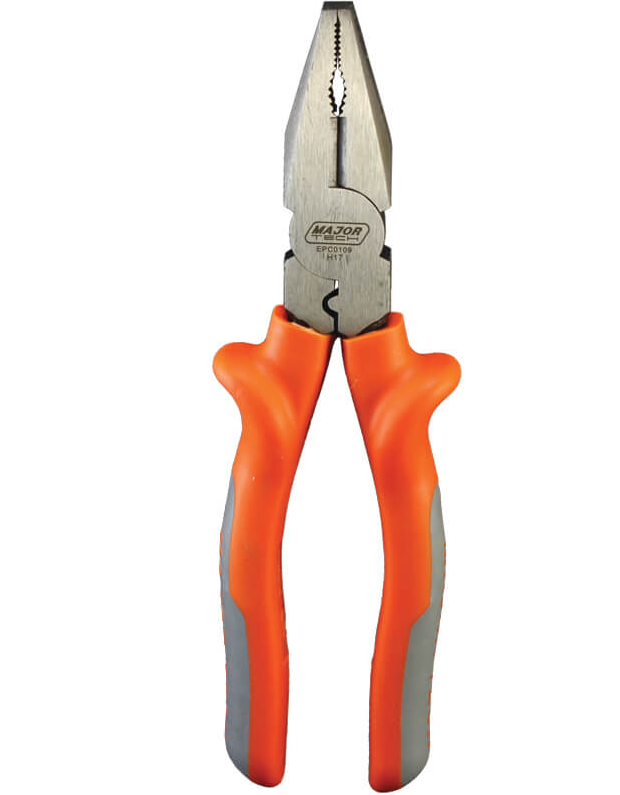 MAJOR TECH 1000V INSULATED PLIERS WITH CRIMPER (230mm)