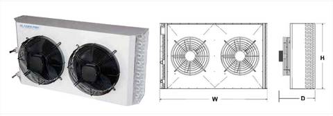 GLACIER PRO CONDENSER W/FAN GC301-B-2.7 2.7KW 300MM