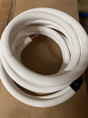 WHITE INSULATED PAIR COIL