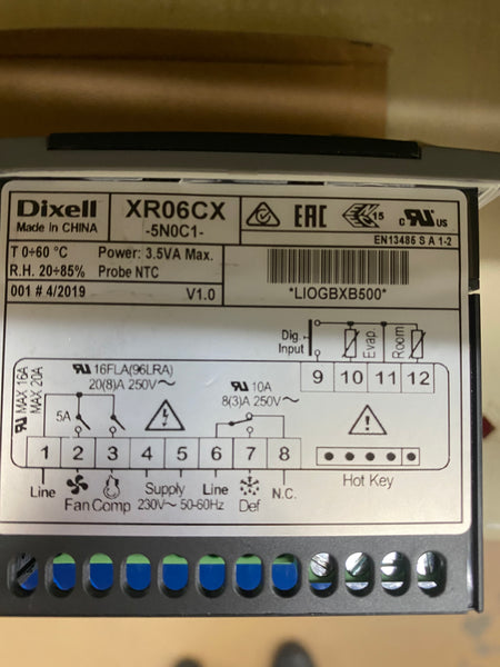 DIXELL XR06CXR LOW TEMP